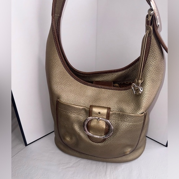 Brighton Gold Hobo Bag - Excellent Condition - Picture 1 of 10